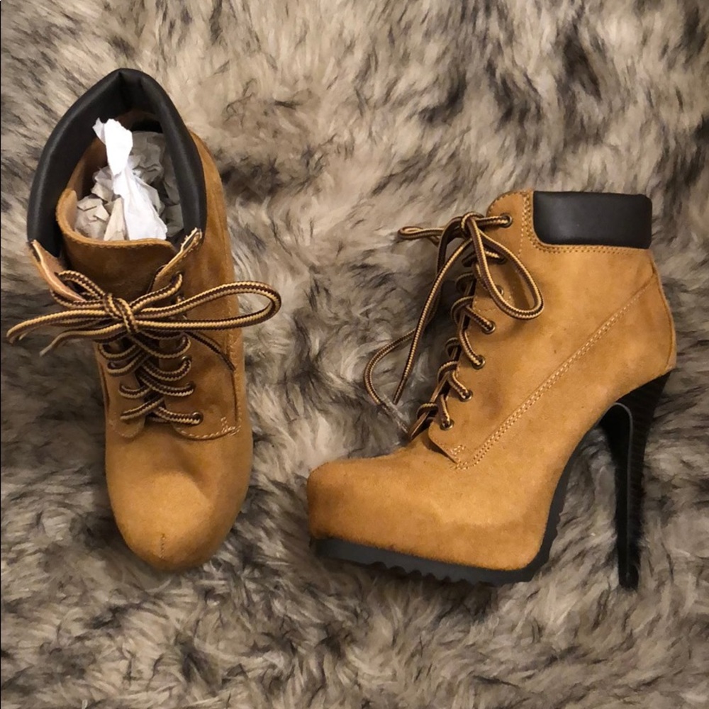 Combat Heel Booties